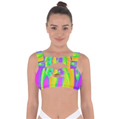 Fluid Background - Fluid Artist - Liquid - Fluid - Trendy Bandaged Up Bikini Top by GardenOfOphir