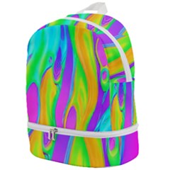 Fluid Background - Fluid Artist - Liquid - Fluid - Trendy Zip Bottom Backpack by GardenOfOphir