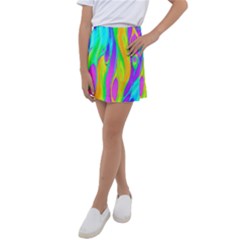 Fluid Background - Fluid Artist - Liquid - Fluid - Trendy Kids  Tennis Skirt by GardenOfOphir