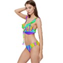 Fluid Background - Fluid Artist - Liquid - Fluid - Trendy Low Cut Ruffle Edge Bikini Set View2