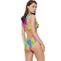 Fluid Background - Fluid Artist - Liquid - Fluid - Trendy Low Cut Ruffle Edge Bikini Set View3