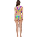 Fluid Background - Fluid Artist - Liquid - Fluid - Trendy Low Cut Ruffle Edge Bikini Set View4