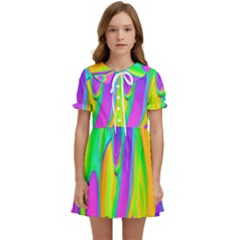 Fluid Background - Fluid Artist - Liquid - Fluid - Trendy Kids  Sweet Collar Dress by GardenOfOphir