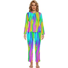 Fluid Background - Fluid Artist - Liquid - Fluid - Trendy Womens  Long Sleeve Lightweight Pajamas Set by GardenOfOphir