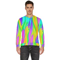 Fluid Background - Fluid Artist - Liquid - Fluid - Trendy Men s Fleece Sweatshirt by GardenOfOphir