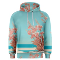 Beach Ocean Flowers Floral Flora Plants Vacation Men s Overhead Hoodie