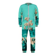 Beach Ocean Flowers Flower Floral Plants Vacation Onepiece Jumpsuit (kids)