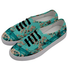 Beach Ocean Flowers Flower Floral Plants Vacation Men s Classic Low Top Sneakers by Pakemis