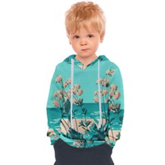 Beach Ocean Flowers Flower Floral Plants Vacation Kids  Overhead Hoodie