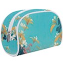 Beach Ocean Flowers Floral Plants Vacation Make Up Case (Large) View1