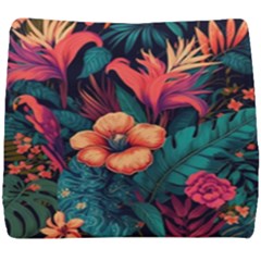 Tropical Flowers Floral Floral Pattern Pattern Seat Cushion by Pakemis