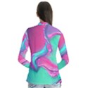 Marble Background - Abstract - Artist - Artistic - Colorful Drape Collar Cardigan View2