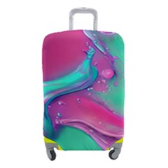 Marble Background - Abstract - Artist - Artistic - Colorful Luggage Cover (small) by GardenOfOphir