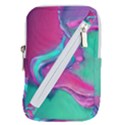 Marble Background - Abstract - Artist - Artistic - Colorful Belt Pouch Bag (Small) View1