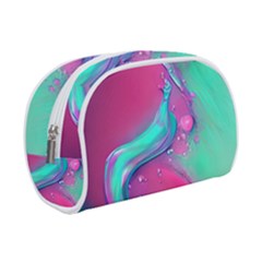 Marble Background - Abstract - Artist - Artistic - Colorful Make Up Case (Small)