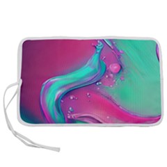 Marble Background - Abstract - Artist - Artistic - Colorful Pen Storage Case (L)