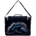 Tsunami Waves Ocean Sea Water Rough Seas 5 Box Up Messenger Bag View3