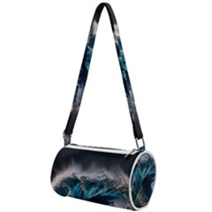 Tsunami Waves Ocean Sea Water Rough Seas 5 Mini Cylinder Bag