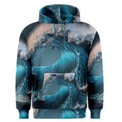 Tsunami Waves Ocean Sea Water Rough Seas 2 Men s Core Hoodie