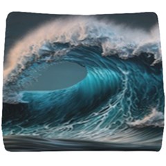 Tsunami Waves Ocean Sea Water Rough Seas 2 Seat Cushion by Pakemis