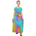 Curvy Contemporary - Flow - Modern - Contemporary Art - Beautiful Kids  Short Sleeve Maxi Dress View1