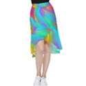 Curvy Contemporary - Flow - Modern - Contemporary Art - Beautiful Frill Hi Low Chiffon Skirt View1