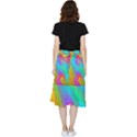 Curvy Contemporary - Flow - Modern - Contemporary Art - Beautiful Frill Hi Low Chiffon Skirt View2