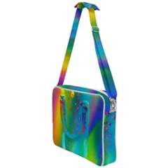 Liquid Shapes - Fluid Arts - Watercolor - Abstract Backgrounds Cross Body Office Bag by GardenOfOphir