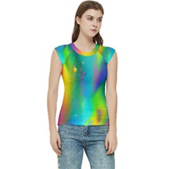 Liquid Shapes - Fluid Arts - Watercolor - Abstract Backgrounds Women s Raglan Cap Sleeve Tee by GardenOfOphir