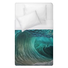 Tsunami Waves Ocean Sea Water Rough Seas Duvet Cover (single Size) by Pakemis