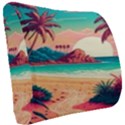 Palm Trees Tropical Ocean Sunset Sunrise Landscape Seat Cushion View2