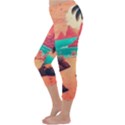 Tropical Beach Sea Jungle Ocean Landscape Capri Winter Leggings  View2