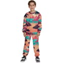 Tropical Beach Sea Jungle Ocean Landscape Kids  Sweatshirt set View1