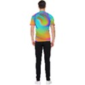 Contemporary Fluid Art Pattern In Bright Colors Men s Short Sleeve Rash Guard View2