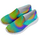 Contemporary Fluid Art Pattern In Bright Colors Women s Lightweight Slip Ons View2