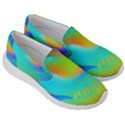 Contemporary Fluid Art Pattern In Bright Colors Women s Lightweight Slip Ons View3