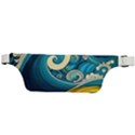 Waves Wave Ocean Sea Abstract Whimsical Abstract Art Active Waist Bag View2