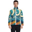 Waves Wave Ocean Sea Abstract Whimsical Abstract Art Men s Bomber Jacket View1