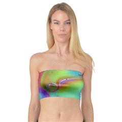 Modern Abstract Liquid Art Pattern Bandeau Top by GardenOfOphir