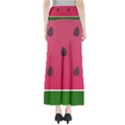 Watermelon Fruit Summer Red Fresh Food Healthy Full Length Maxi Skirt View2