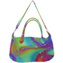 Modern Abstract Liquid Art Pattern Removal Strap Handbag View2