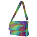 Modern Abstract Liquid Art Pattern Full Print Messenger Bag (M) View1