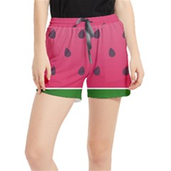 Watermelon Fruit Summer Red Fresh Food Healthy Women s Runner Shorts