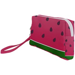 Watermelon Fruit Summer Red Fresh Food Healthy Wristlet Pouch Bag (small) by Wegoenart