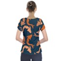 Background Pattern Texture Design Wallpaper Fish Short Sleeve Front Detail Top View2