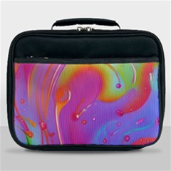 Beautiful Fluid Shapes In A Flowing Background Lunch Bag by GardenOfOphir