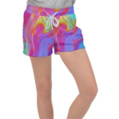 Beautiful Fluid Shapes In A Flowing Background Velour Lounge Shorts by GardenOfOphir