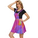 Beautiful Fluid Shapes In A Flowing Background Apron Dress View2