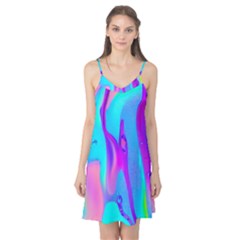 Colorful Abstract Fluid Art Pattern Camis Nightgown  by GardenOfOphir