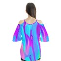 Colorful Abstract Fluid Art Pattern Flutter Tees View2